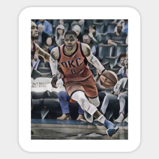 russell westbrook oklahoma Sticker